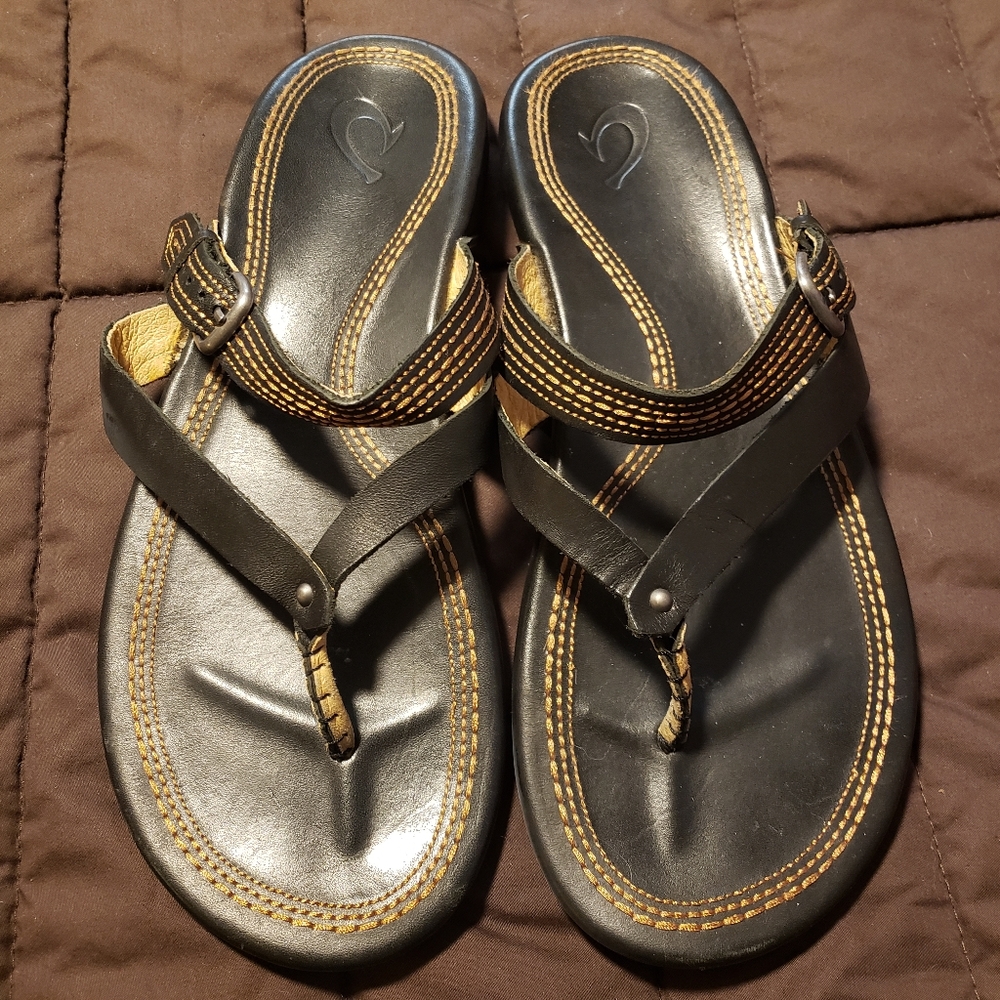 Womens Olukai Flip Flop Sandals Sz 9